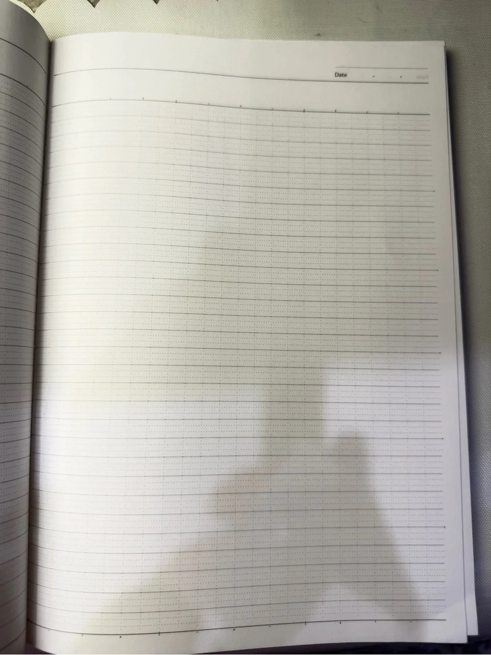 Logical Air Notebook.  80 sheets.  10 x 7 x .25”. B5. 7mm.